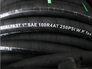SAE 100R4液压吸引橡胶软管
